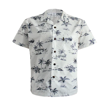 Aloha Shirt Men's 100%Cotton